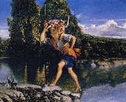 Orazio Gentileschi Saint Christopher oil